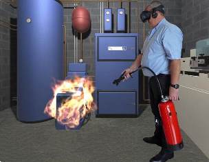 Un dispositif innovant de simulateur en réalité virtuelle pour la formation incendie