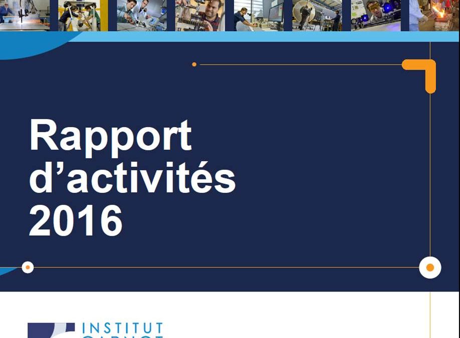 Rapport d’activités 2016