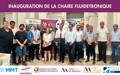 Chaire Fluidetronique : MMT et Arts et Métiers misent sur la complémentarité de leurs expertises